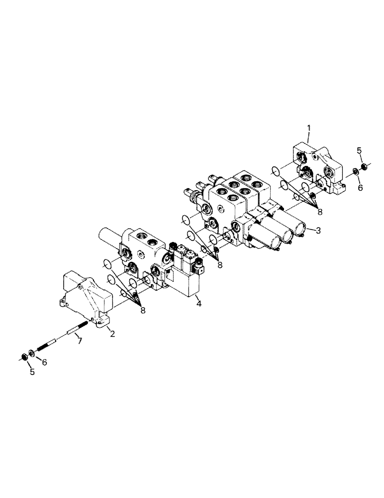 Схема запчастей Case IH STEIGER - (08-19) - CONTROL VALVE ASSEMBLY (07) - HYDRAULICS