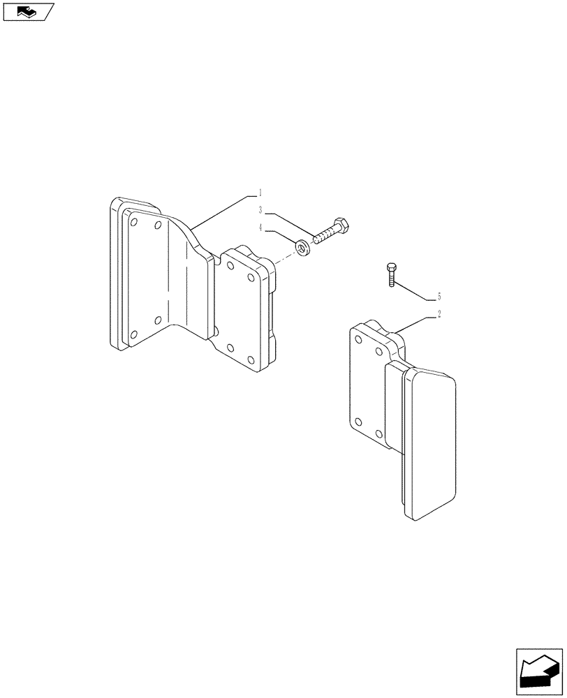 Схема запчастей Case IH PUMA 170 - (39.125.05) - FRONT LOADER FRAME FOR NAR - SIDE SUPPORTS (VAR.743014) (39) - FRAMES AND BALLASTING