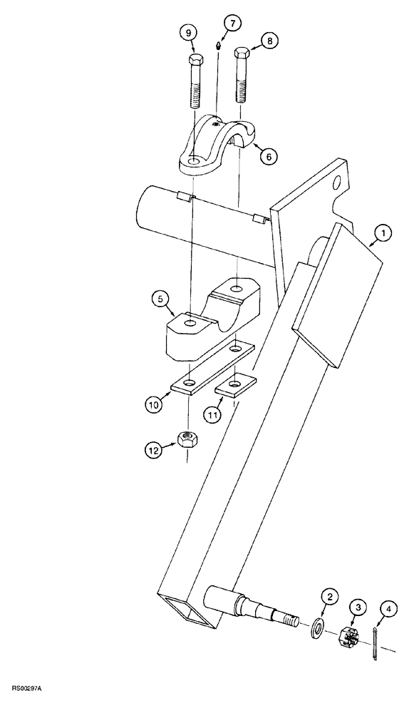 Схема запчастей Case IH 5700 - (9-022) - CENTER AXLE, SINGLE WING MODELS (18) - MISCELLANEOUS