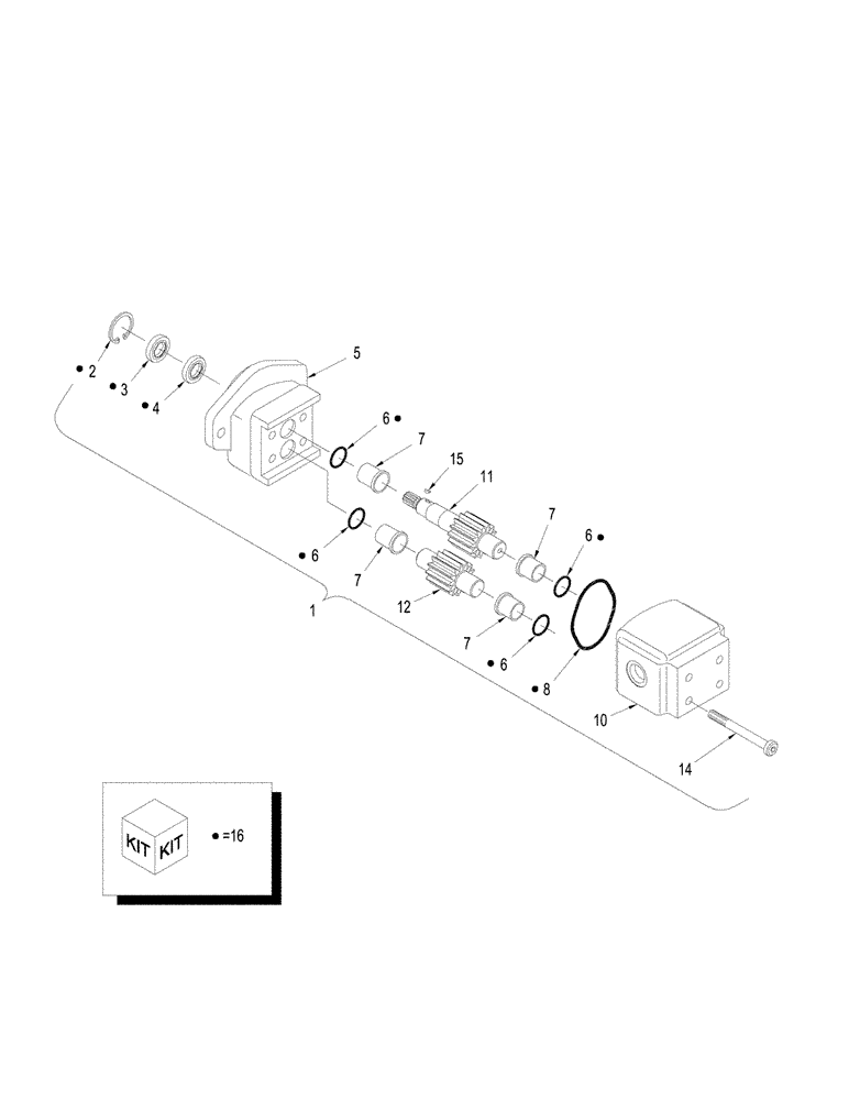 Схема запчастей Case IH STX450 - (02-03[02]) - HYDRAULIC FAN MOTOR ASSY (02) - ENGINE