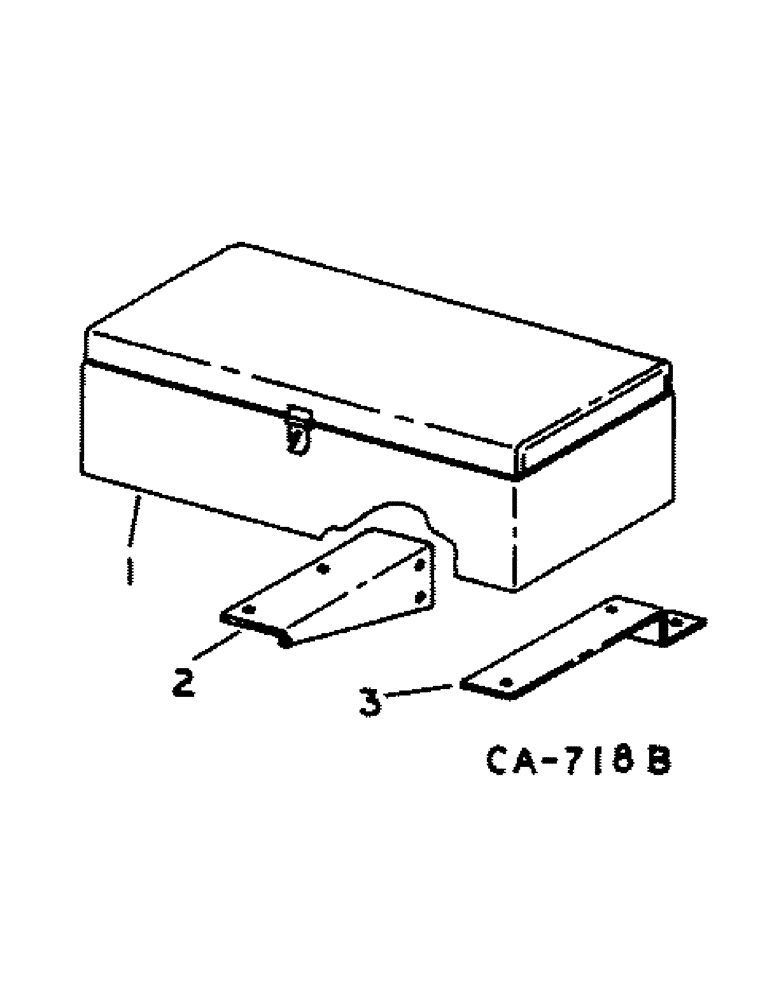 Схема запчастей Case IH 1482 - (02-05A) - MISCELLANEOUS, TOOL BOX Accessories & Attachments / Miscellaneous