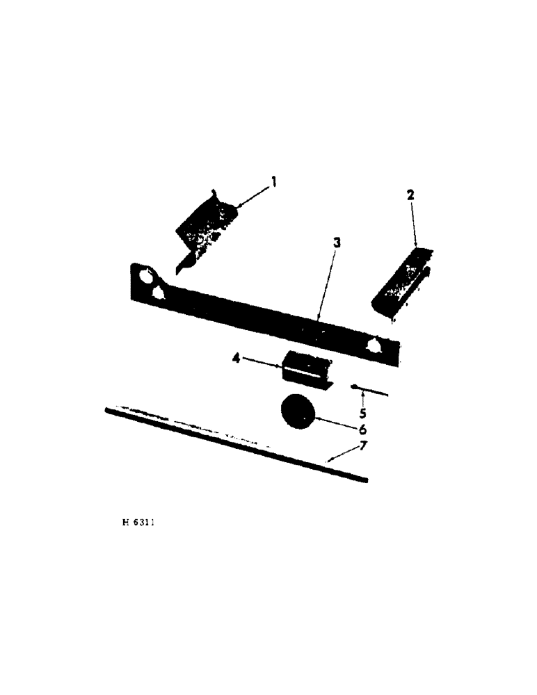 Схема запчастей Case IH 201 - (A-086) - PLATFORM ROLLER DRIVE SHIELDS, CANVAS AND PEA BAR PLATFORM, NOT AUGER PLATFORM (58) - ATTACHMENTS/HEADERS