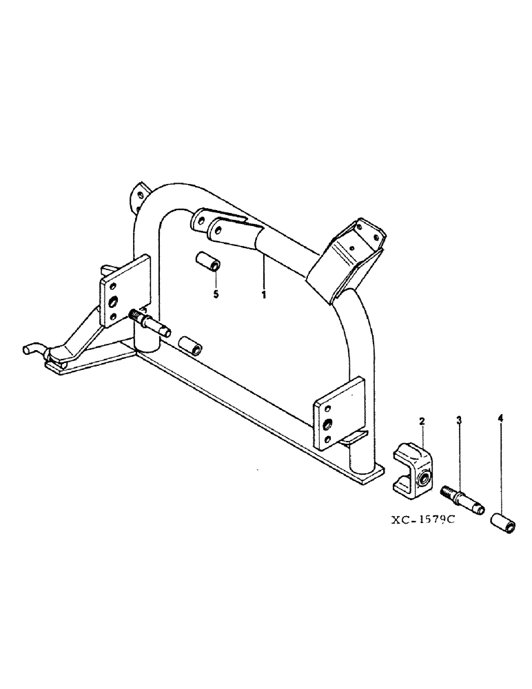 Схема запчастей Case IH 3106 - (A-02) - MAIN FRAME 