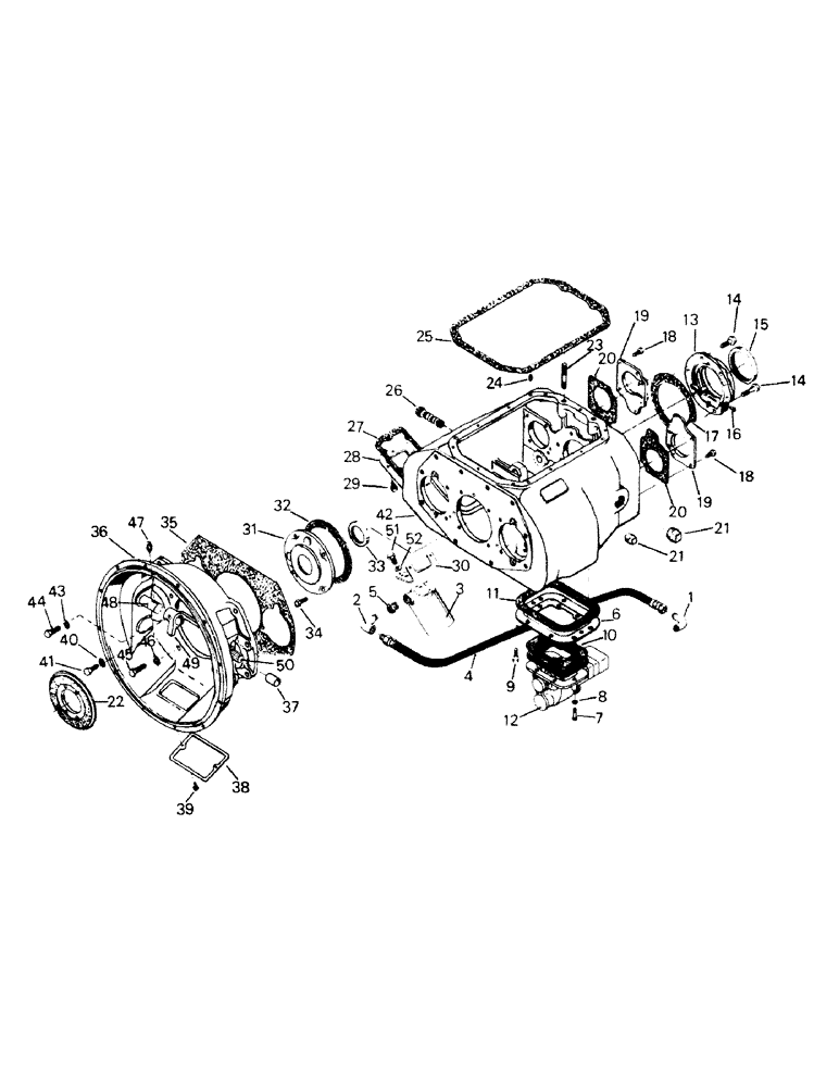 Схема запчастей Case IH RC210 - (04-16) - CASE, BEARING CAPS AND RELATED PARTS, ALL TRANSMISSIONS (04) - Drive Train