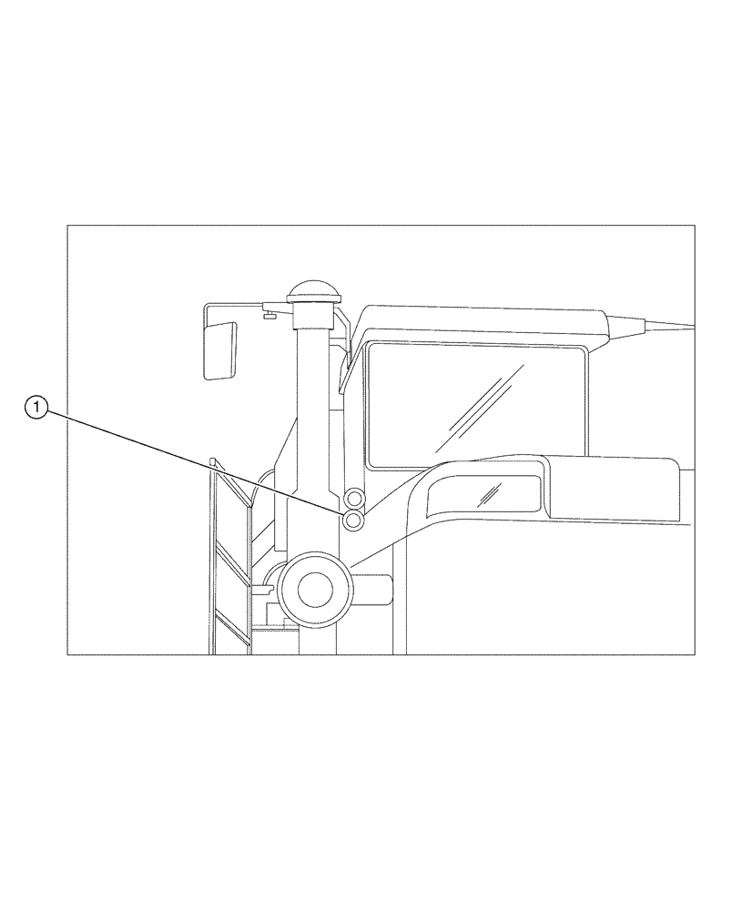 Схема запчастей Case IH FLX4300 - (01-023[01]) - CAB EXTERIOR - HORN & ANTENNA (10) - CAB