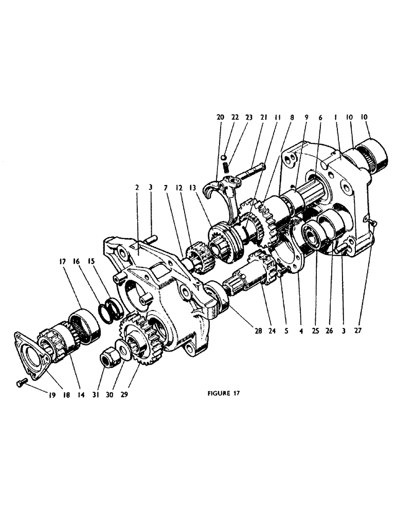 Схема запчастей Case IH 780 - (028) - TWELVE-SPEED GEARBOX, OPTIONAL EQUIPMENT Gearbox