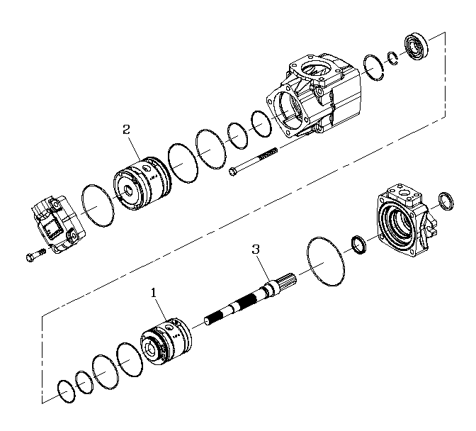 Схема запчастей Case IH 7700 - (B04.06[01]) - Hydraulic Pump {High Horsepower} (35) - HYDRAULIC SYSTEMS