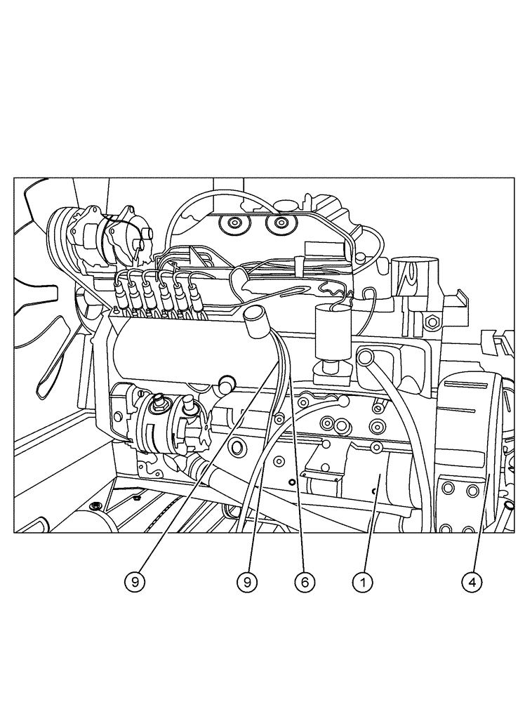 Схема запчастей Case IH SPX3200 - (03-001[01]) - ENGINE GROUP (01) - ENGINE