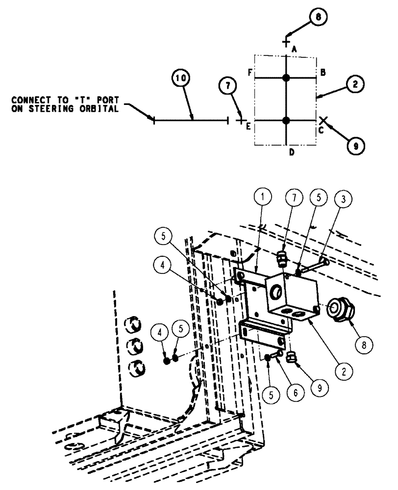 Схема запчастей Case IH FLX4010 - (06-003) - MANIFOLD GROUP, HYDRAULIC (07) - HYDRAULICS