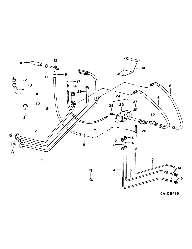 Схема запчастей Case IH 1460 - (15-013) - POWER GUIDE WHEELS, HYDRAULIC AND ELEC. PARTS Wheels & Traction