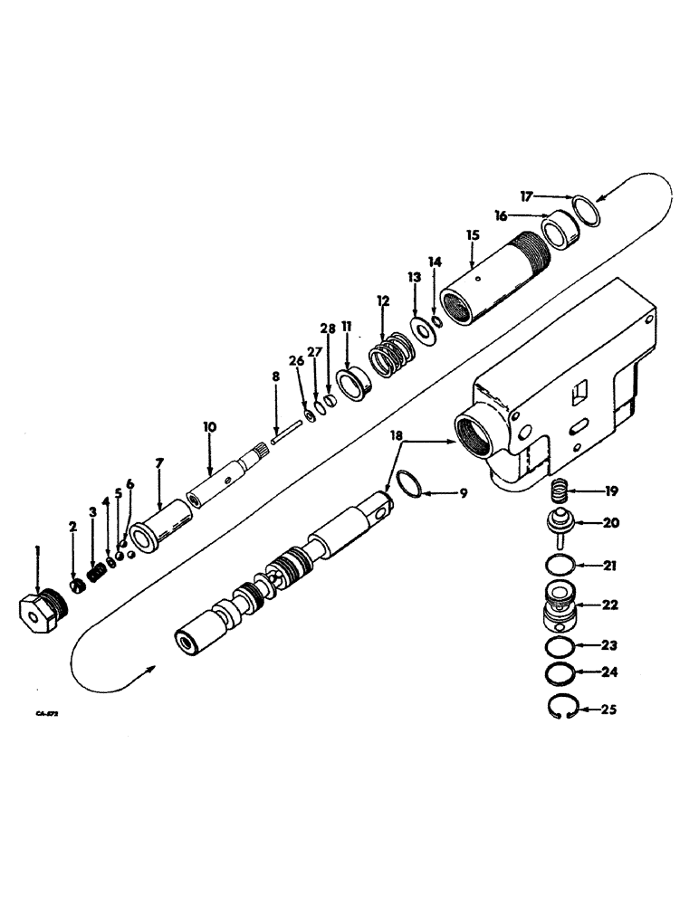 Схема запчастей Case IH 1456 - (10-32) - HYDRAULICS, HYDRAULIC CONTROL VALVE (07) - HYDRAULICS