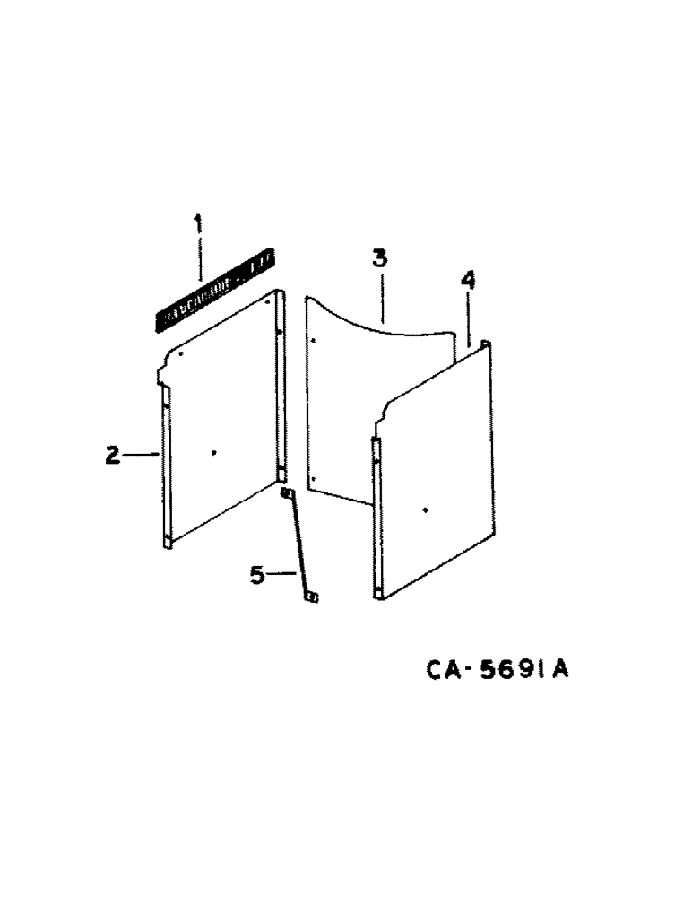 Схема запчастей Case IH 1440 - (06-02) - COOLING, ROTARY AIR SCREEN DISCHARGE CHUTE Cooling