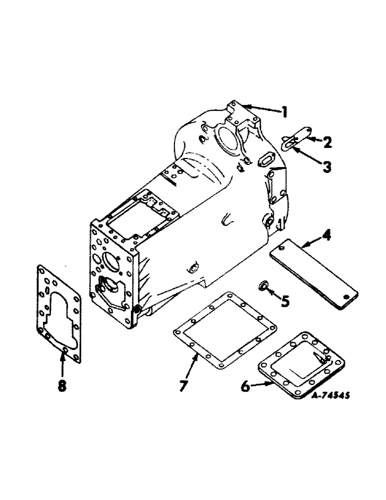 Схема запчастей Case IH 1256 - (A-03) - CHASSIS, RADIATOR AND SHEET METAL, CLUTCH HOUSING AND COVERS Chassis, Radiator & Sheet Metal