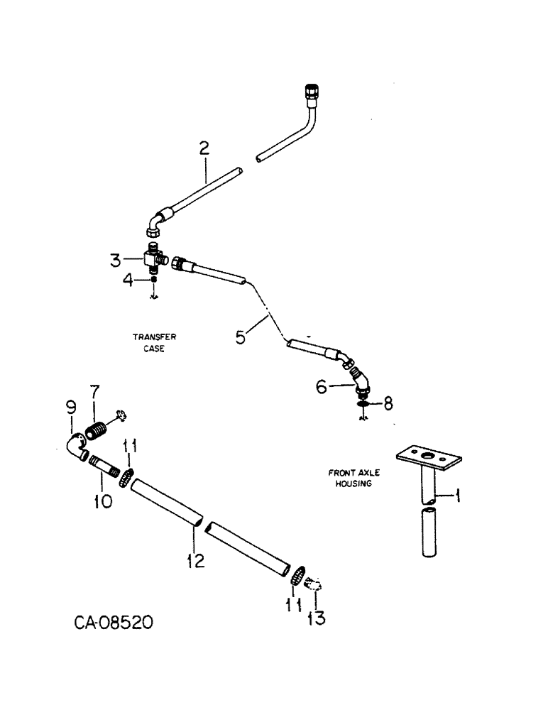 Схема запчастей Case IH 4366 - (10-19) - HYDRAULICS, TRANSMISSION CONNECTIONS, 4366 TRACTORS (07) - HYDRAULICS