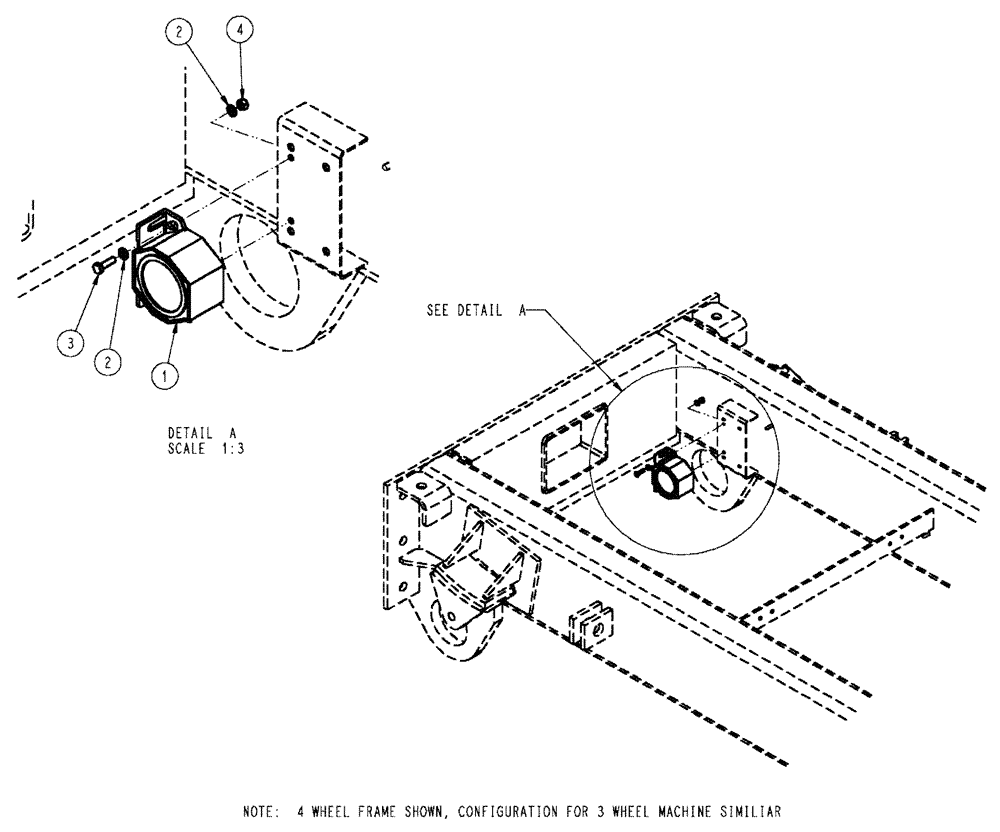 Схема запчастей Case IH TITAN 3520 - (08-002) - ASSEMBLY, BACK UP ALARM (06) - ELECTRICAL