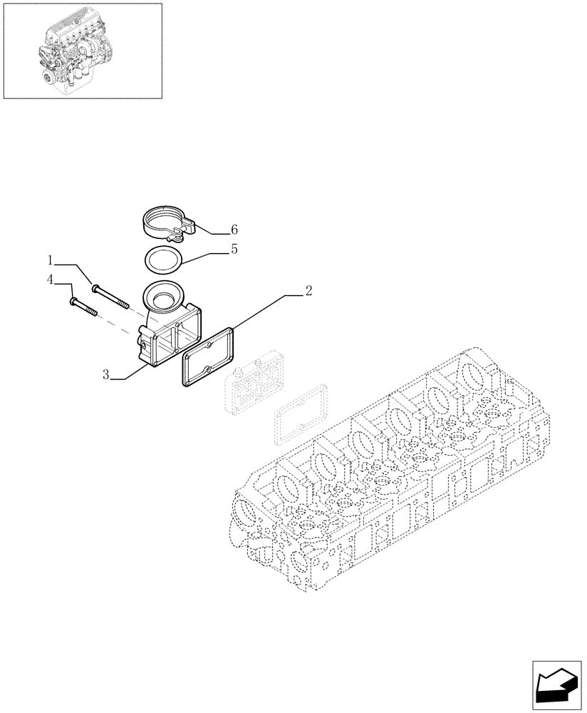 Схема запчастей Case IH STX380 - (02-40) - AIR LINES, STX & STEIGER 380 / 430 (02) - ENGINE