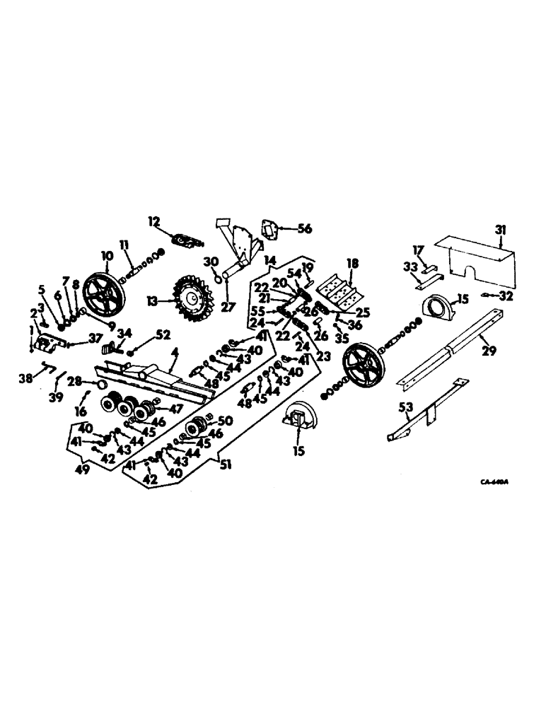 Схема запчастей Case IH 915 - (N-24) - PARTS ACCESSORIES AND ATTACHMENTS, TRACK ATTACHMENT Accessories & Attachments