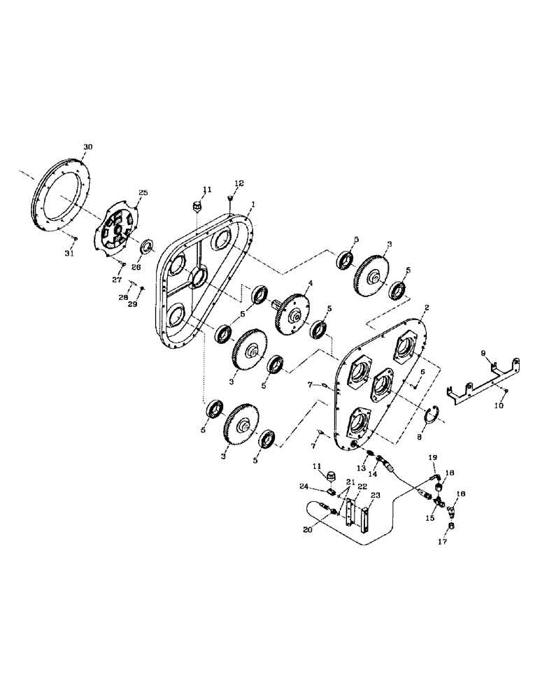 Схема запчастей Case IH 7700 - (C06-06) - GEARBOX, M11, COMMERCIAL PUMP Engine & Engine Attachments