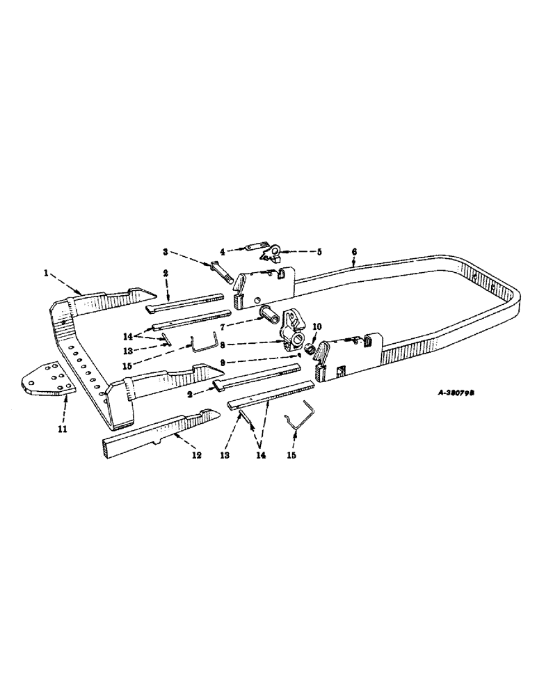 Схема запчастей Case IH 400-SERIES - (423) - ATTACHMENTS, FAST-HITCH WITHOUT TRACTION CONTROL, FARMALL 400 & 400 DIESEL, SPECIAL, DRAWBAR & YOKE Attachments