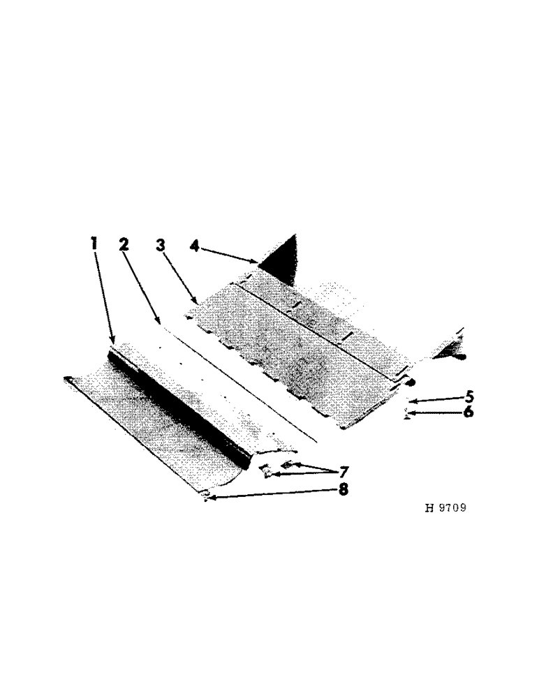 Схема запчастей Case IH 125 - (D-15[A]) - REAR PAN 