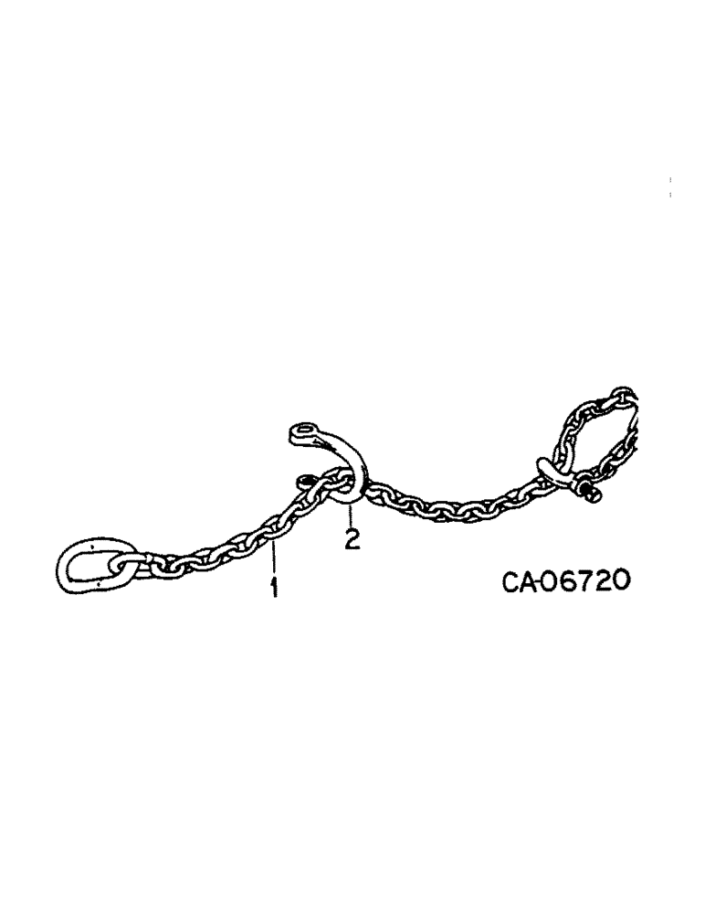 Схема запчастей Case IH 555 - (A-80[A]) - HIGHWAY SAFETY CHAIN EQUIPMENT 