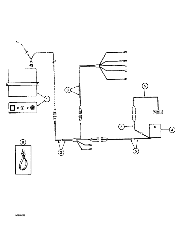 Схема запчастей Case IH 1400 - (4-20) - MONITOR SYSTEM (06) - ELECTRICAL SYSTEMS