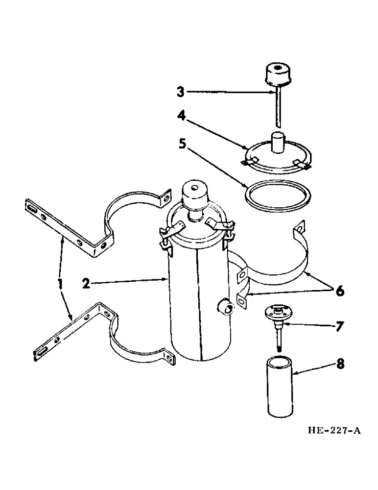 Схема запчастей Case IH 375 - (F-04) - HYDRAULIC SYSTEM, HYDRAULIC OIL RESERVOIR AND MOUNTING (07) - HYDRAULIC SYSTEM