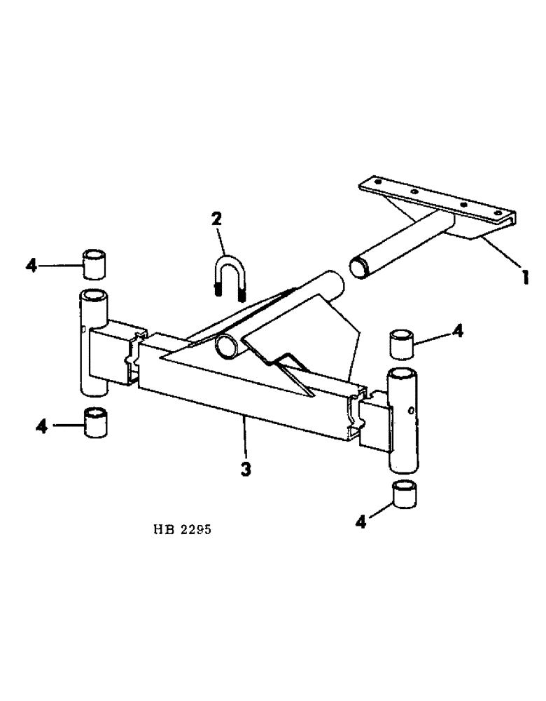 Схема запчастей Case IH 5000 - (14-05) - SUSPENSION, BOLSTER Suspension