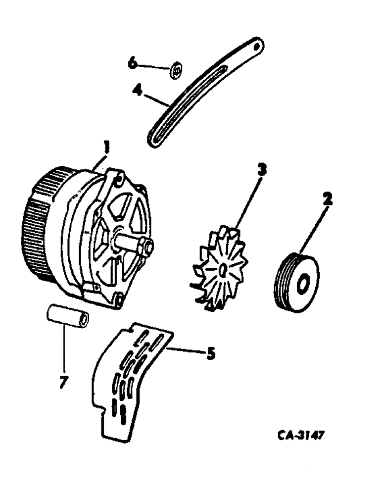 Схема запчастей Case IH HYDRO 86 - (08-19) - ELECTRICAL, ALTERNATOR-GENERATOR AND CONNECTIONS (06) - ELECTRICAL