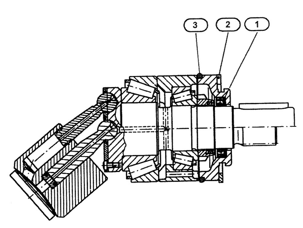 Схема запчастей Case IH FLEX-AIR - (09-003) - HYD. MOTOR - .73 REX Drivelines