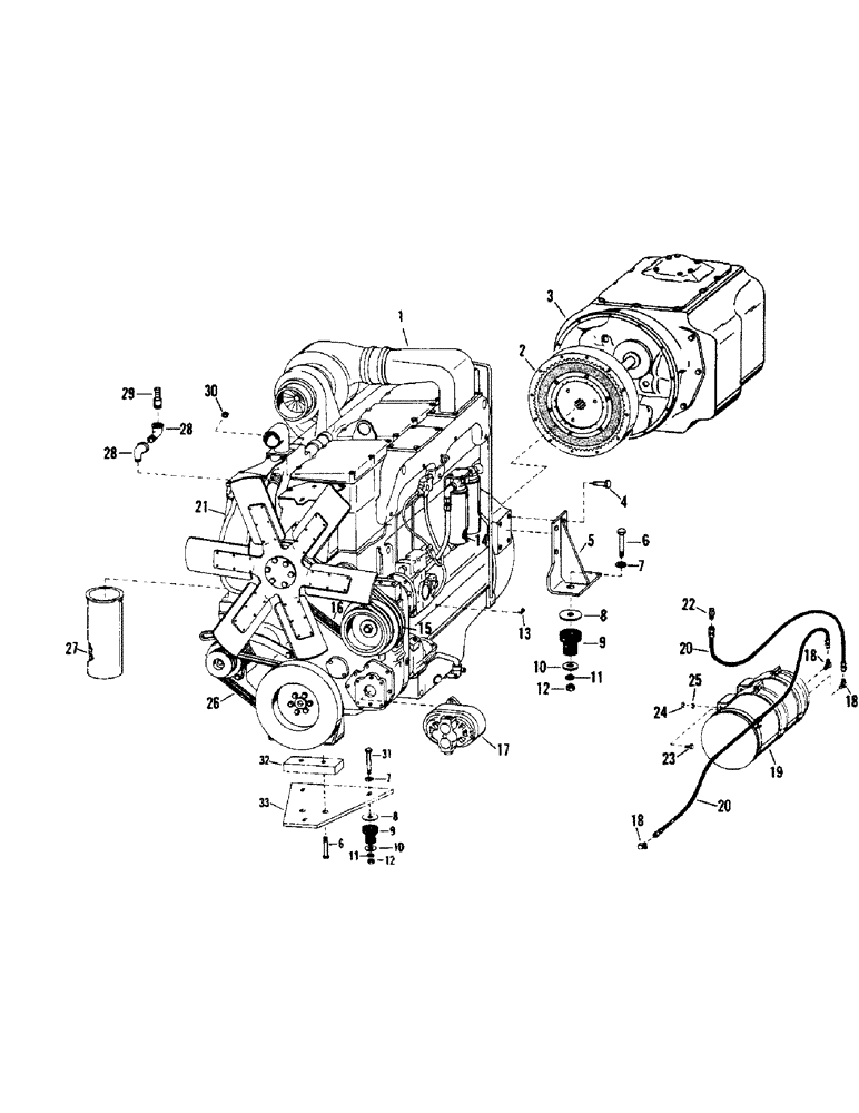 Схема запчастей Case IH STEIGER - (04-05) - ENGINE AND ATTACHING PARTS, PANTHER II (04) - Drive Train