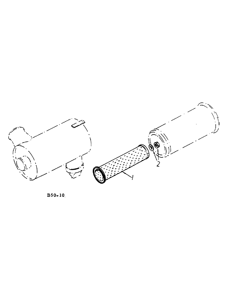 Схема запчастей Case IH HYDRO 84 - (12-05) - POWER, SAFETY ELEMENT ATTACHMENT, AIR CLEANER Power