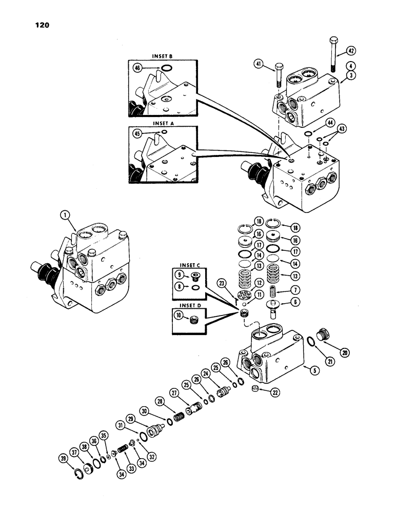 Схема запчастей Case IH 1170 - (120) - POWER BRAKE VALVE (07) - BRAKES