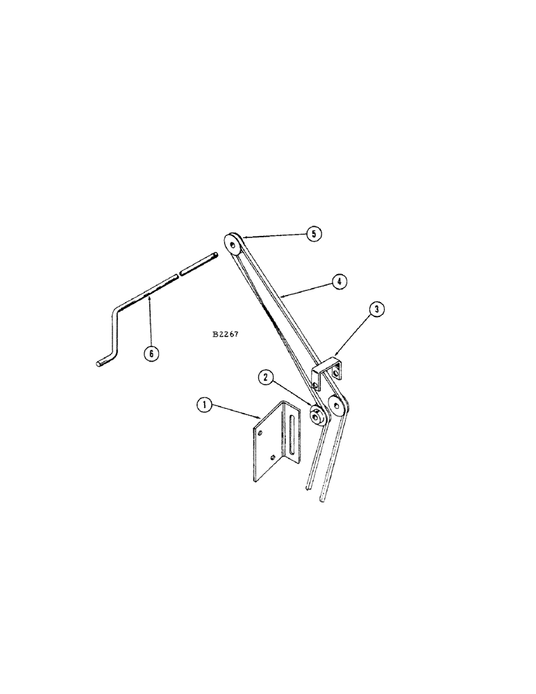 Схема запчастей Case IH 1010 - (120[A]) - CYLINDER SPEED CONTROL CRANK ADJUSTMENT, SERIAL NUMBER 8262501 AND AFTER (66) - THRESHING