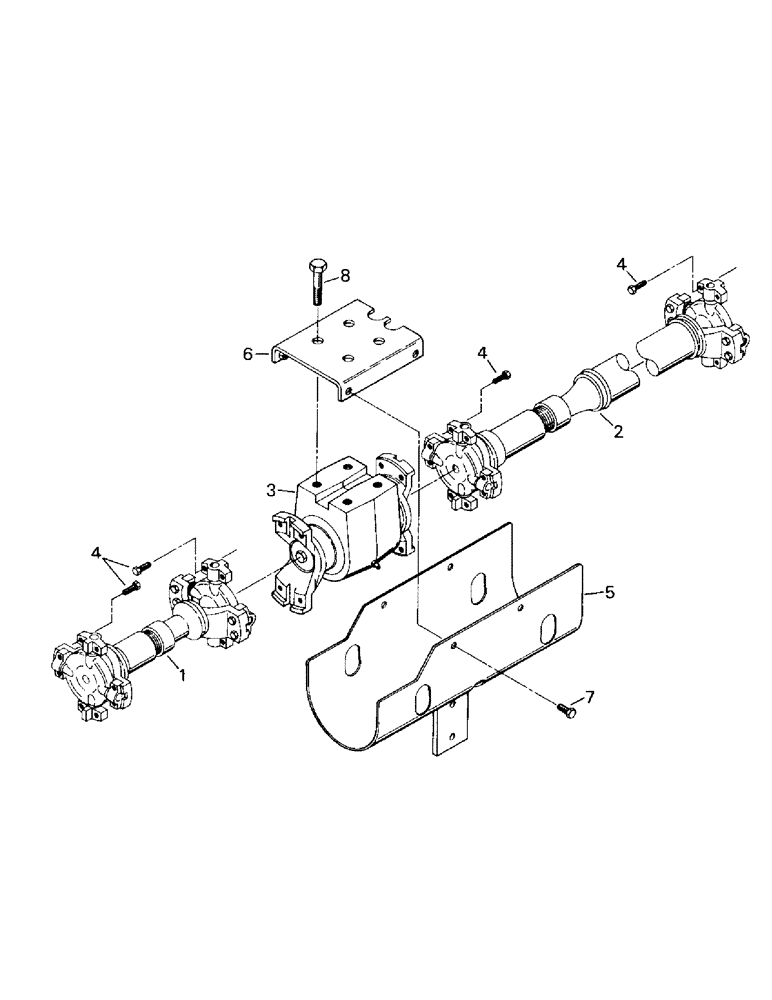 Схема запчастей Case IH KR-1280 - (10-14) - PTO DRIVESHAFTS AND MOUNTING Options & Miscellaneous