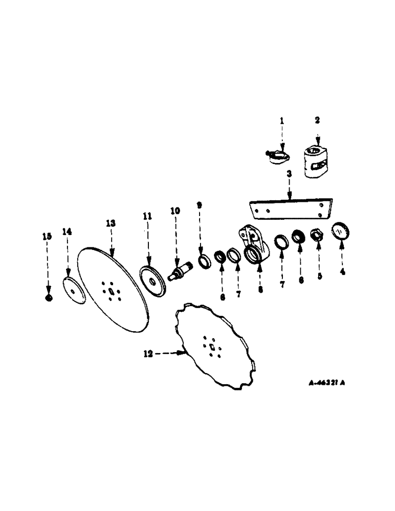 Схема запчастей Case IH 4-FTC43 - (B-05) - HEAVY-DUTY ROLLING COLTERS, ONE PER FURROW 