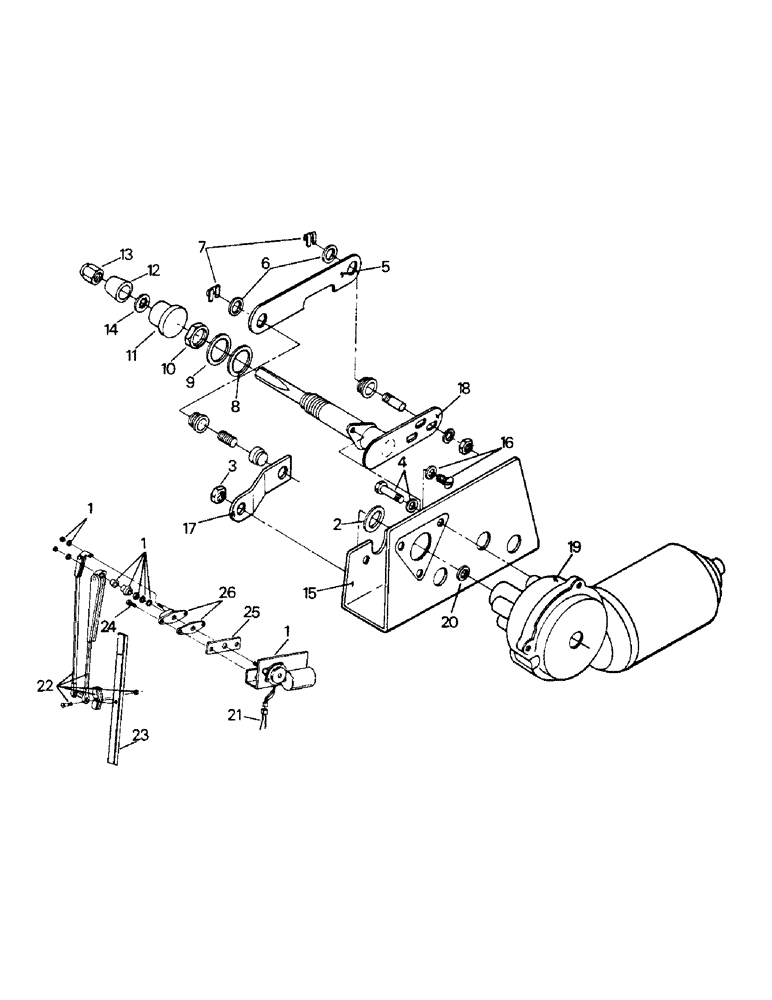 Схема запчастей Case IH ST220 - (01-31) - WINDSHIELD WIPERS (10) - CAB