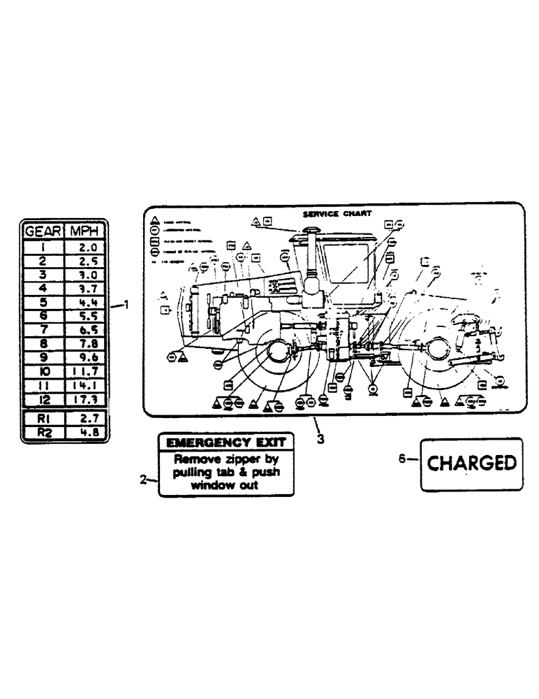 Схема запчастей Case IH 9180 - (09-05) - MISCELLANEOUS DECALS (13) - DECALS