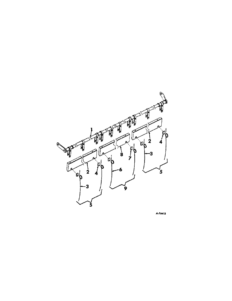 Схема запчастей Case IH 315 - (Q-39[A]) - PLATFORMS, BAT ASSY, 13-FOOT Platforms