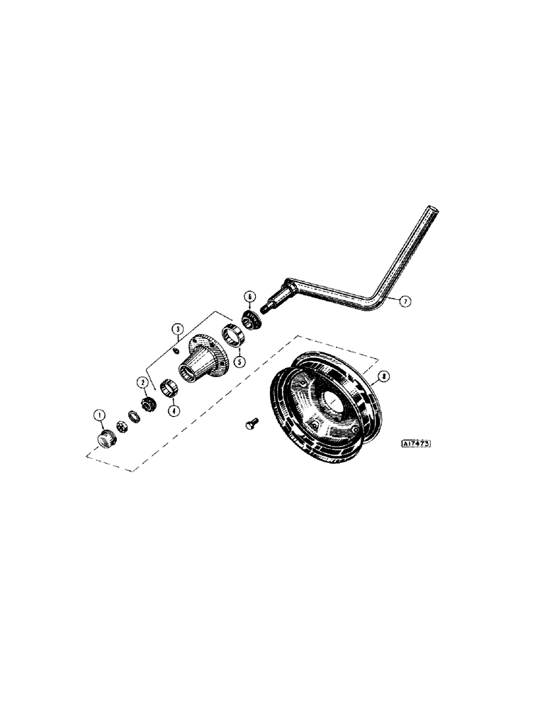 Схема запчастей Case IH MA - (54) - REAR AXLE AND WHEEL ASSEMBLY 