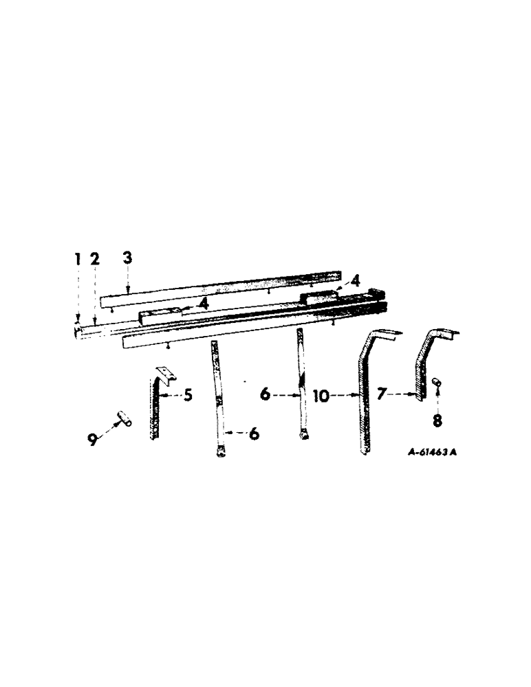 Схема запчастей Case IH 110 - (C-15) - KNIFE RACK ADJUSTMENT 