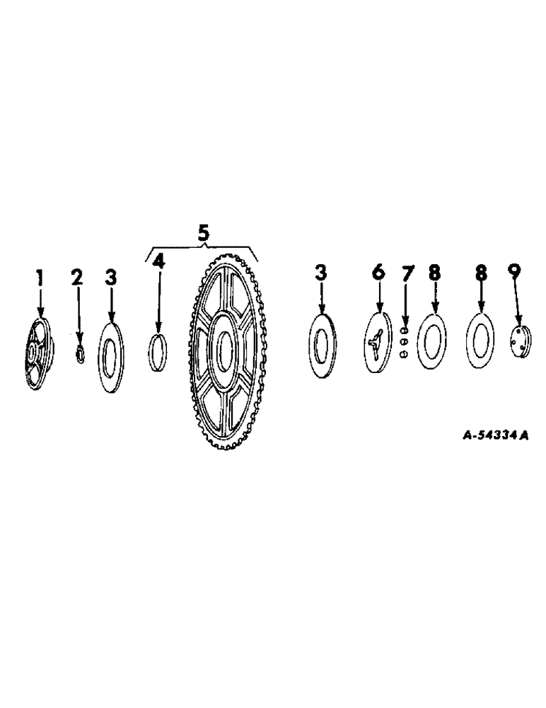 Схема запчастей Case IH 55 - (B-35) - CUTTER BAR UNIT - REEL DRIVE (58) - ATTACHMENTS/HEADERS