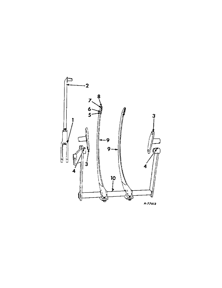 Схема запчастей Case IH 57 - (A-30[A]) - WIRE NEEDLES AND NEEDLE PITMAN 