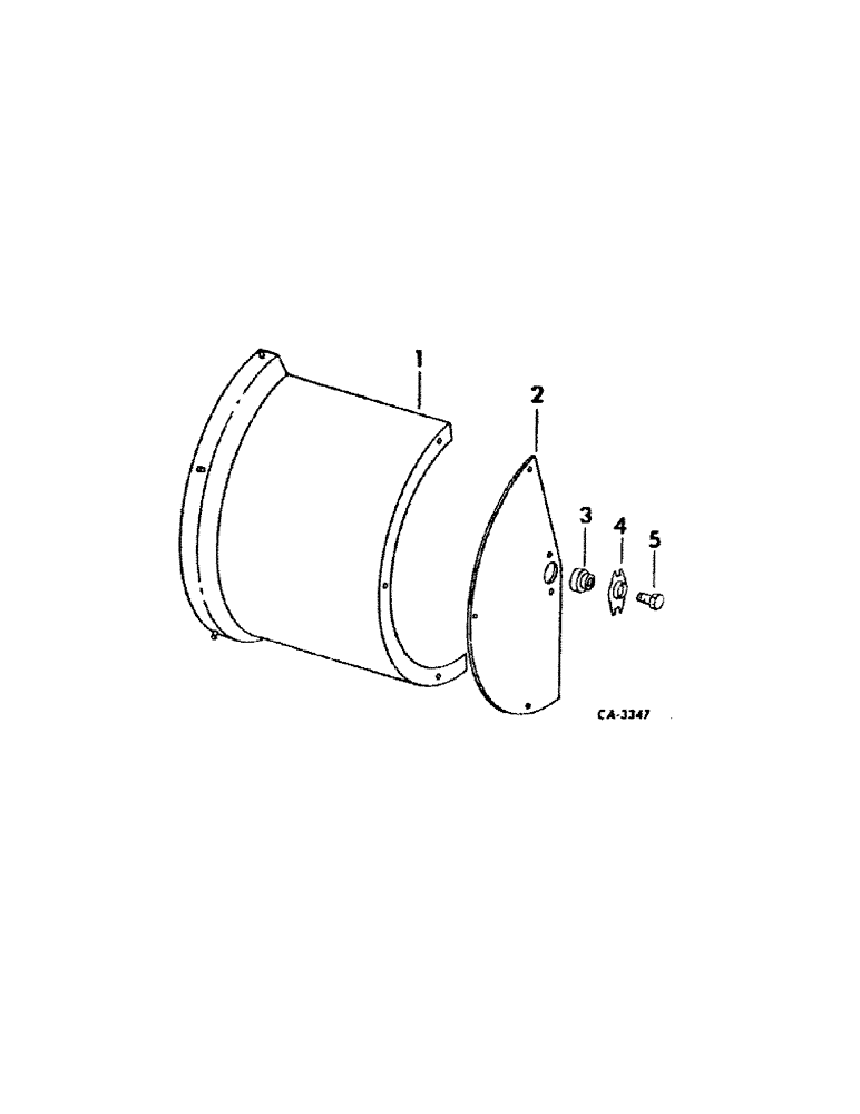 Схема запчастей Case IH 500 - (E-52) - AIR BAFFLE ATTACHMENT, REQUIRED ON HYDRAULIC BLOWER DRIVEN 8 ROW PLANTER WITH SOYBEAN DRUM 