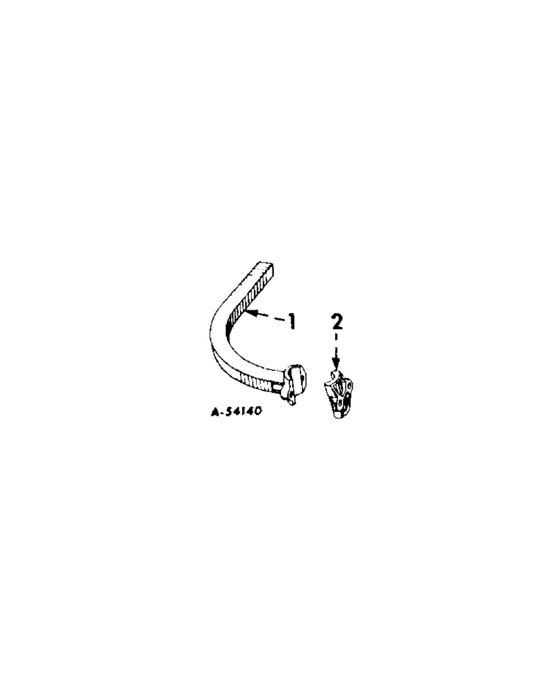 Схема запчастей Case IH 466 - (X-14[A]) - TOOL BAR EXTENSION 