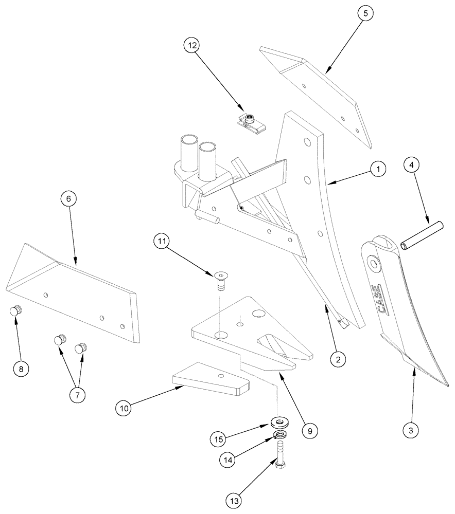 Схема запчастей Case IH ATX - (10-40) - EDGE-ON PRECISION PLACEMENT OPENER (PPX), TRIPLE SHOOT 12 INCH LIQUID FERTILIZER (09) - CHASSIS/ATTACHMENTS