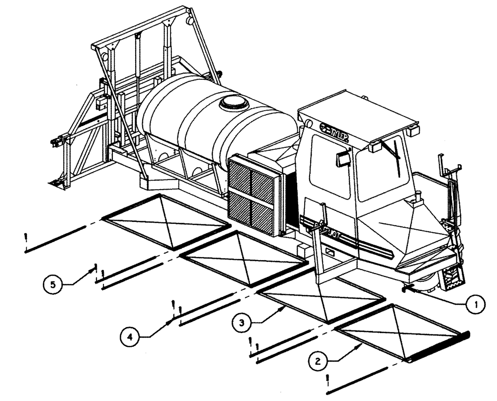 Схема запчастей Case IH PATRIOT WT - (10-001) - BELLY PAN ASSEMBLY Options