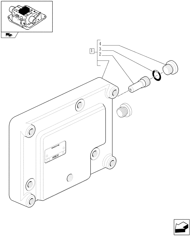 Схема запчастей Case IH PUMA 140 - (1.82.7/ B) - CLOSING SIDE PANEL & RELATED PARTS (07) - HYDRAULIC SYSTEM