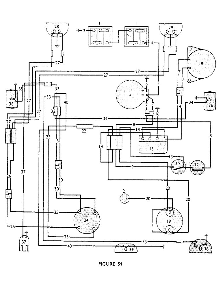 Схема запчастей Case IH 990A - (81) - ELECTRICAL EQUIPMENT, FROM TRACTOR 456233 TO 476324 (06) - ELECTRICAL SYSTEMS