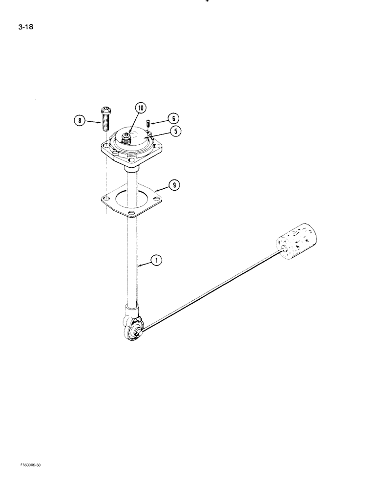 Схема запчастей Case IH STEIGER - (3-018) - FUEL SENSOR ASSEMBLY (03) - FUEL SYSTEM